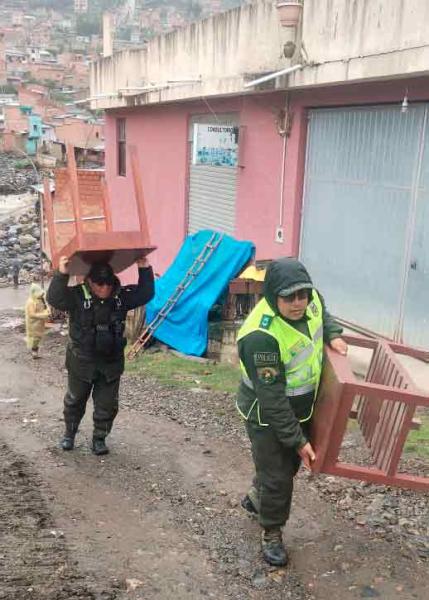 Más de 500 familias damnificadas y entre 40 a 60 casas dañadas en Quime