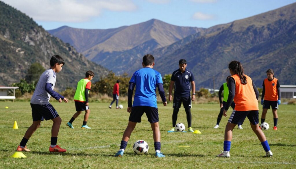 Bolivia youth prospects training at altitude Bolivia youth prospects training at altitude