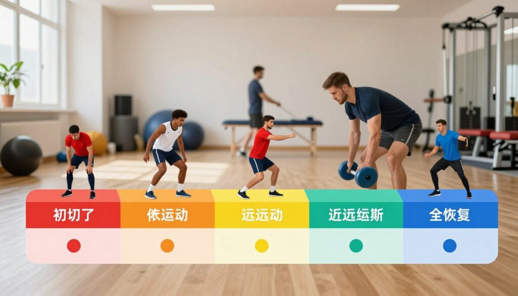 football player fitness recovery timeline chart