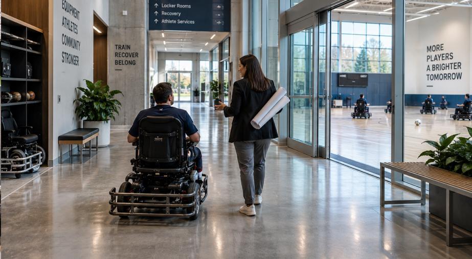 Accessibility Designed Before the Athlete Arrives