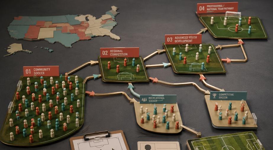 Grassroots to Elite as a Physical National System
