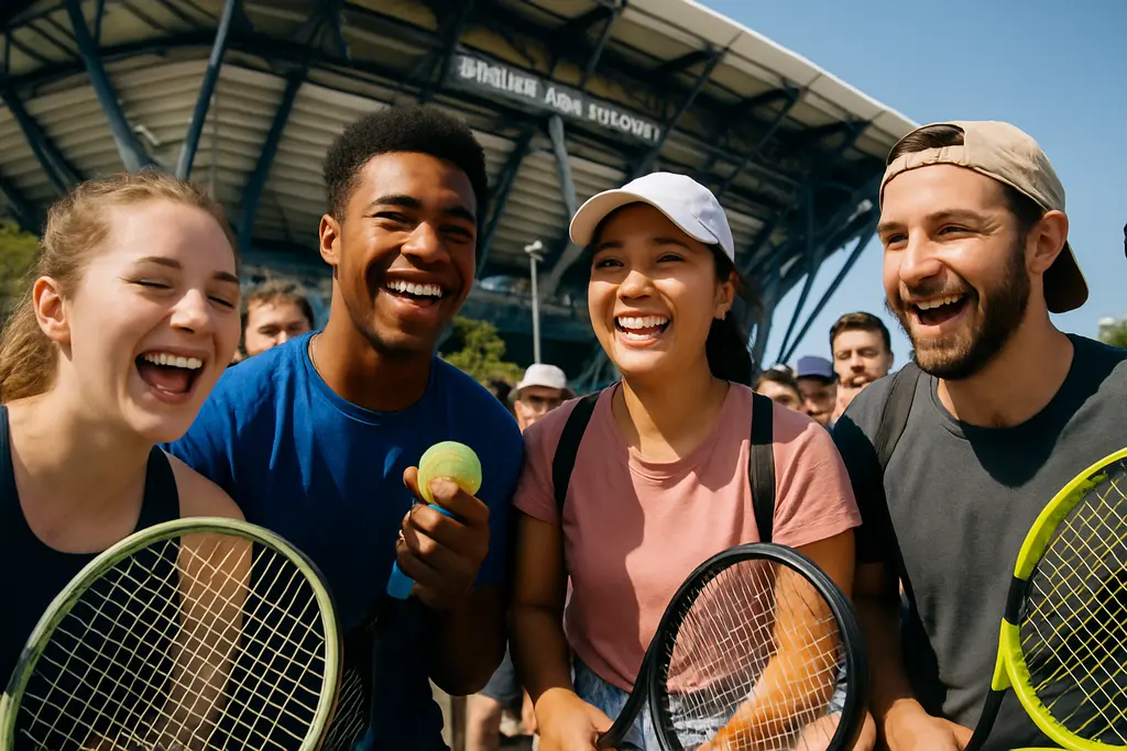Arthur Ashe upgrades with seating construction around a tennis stadium court