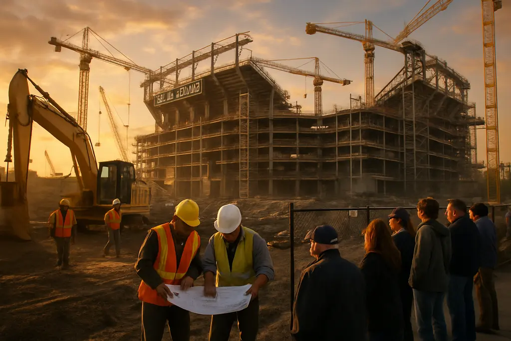 M&T Bank Stadium Renovations showing fans entering an upgraded Baltimore football venue