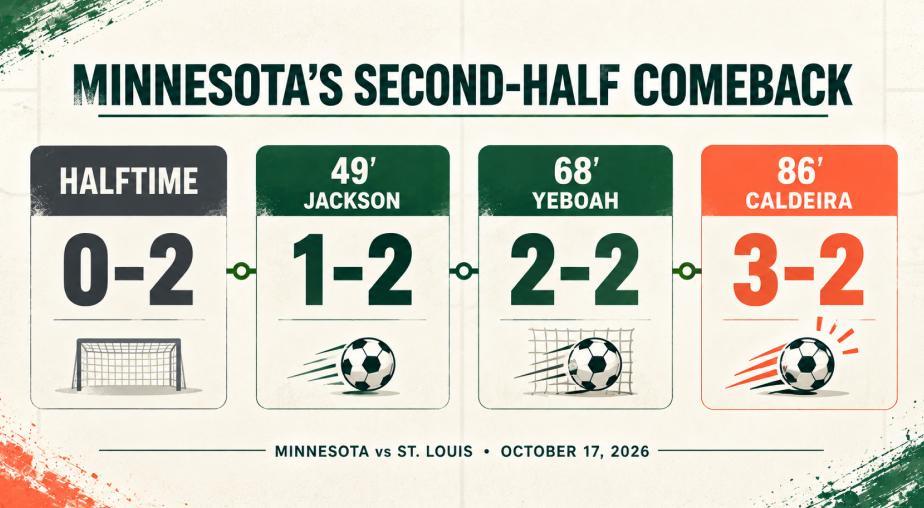 Three Goals Change The Match