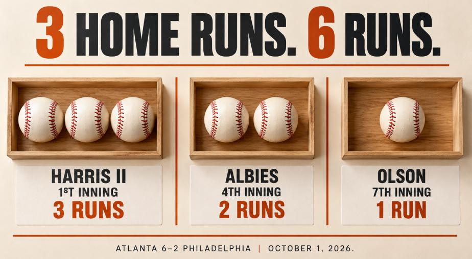 Three Swings, Six Runs