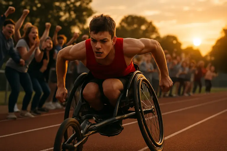 Adaptive and Olympic-sport athletes train inside a university performance center