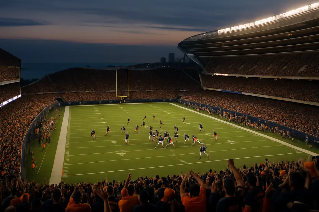 Chicago Bears Ownership context with football executives reviewing stadium plans